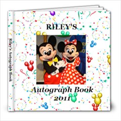 autograph book Riley - 8x8 Photo Book (60 pages)