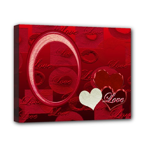 Love Red 8x10 stretched canvas - Canvas 10 x 8 (Stretched) Love Red 8x10 stretched canvas - Canvas 10 x 8 (Stretched)