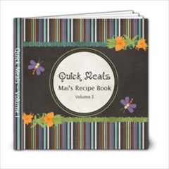 Quick Meals - 6x6 Photo Book (20 pages)