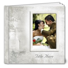 Our Wedding Deluxe 8x8 Book (20 Pages)White - 8x8 Deluxe Photo Book (20 pages)