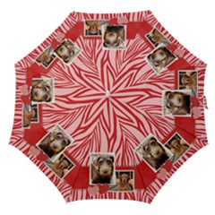 Pink Zebra Love-straight Umbrella
