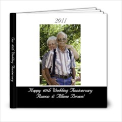 60th Wedding Anniversary - 6x6 Photo Book (20 pages)