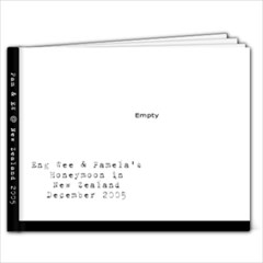 Honeymoon in NZ  - 7x5 Photo Book (20 pages)