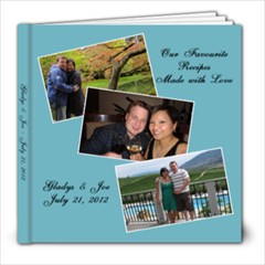 Wedding Cookbook - 8x8 Photo Book (20 pages)