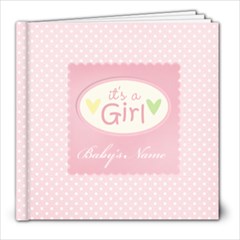 8x8 (39 pages)-  It s  a Girl - 8x8 Photo Book (39 pages)