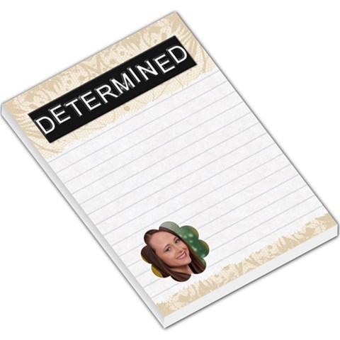 Determined Large Memo Pad By Lil