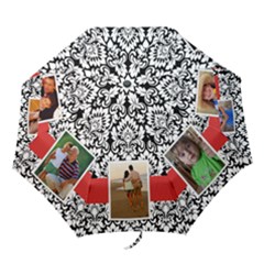 Black&White Damask-folding umbrella