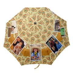 Autumn Flowers-folding umbrella