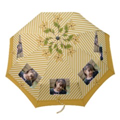 Folding Umbrella- Yellow Flowers