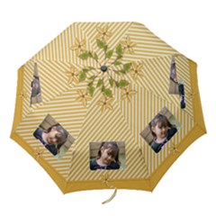 Folding Umbrella- Yellow Flowers Folding Umbrella- Yellow Flowers