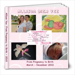 Allison Birth - 8x8 Photo Book (60 pages)