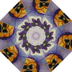 pansies umbrella - Folding Umbrella