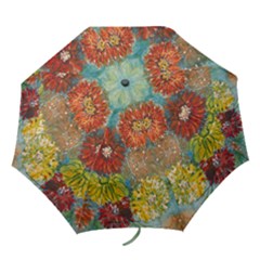 dahlias umbrella - Folding Umbrella