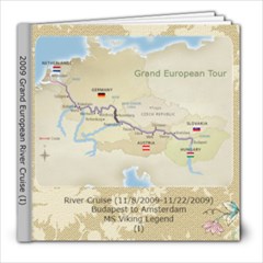 2009 River Cruise - 8x8 Photo Book (100 pages)