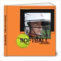 Softball 8x8 book - 8x8 Photo Book (20 pages)