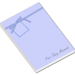 tiny miracle - boy notepad - Large Memo Pads