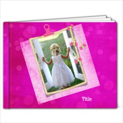 Pink Little Princess, 11x8.5 (20 Page) Book - 11 x 8.5 Photo Book(20 pages)