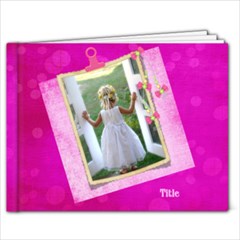 Pink Little Princess, 11x8.5 (20 Page) Book - 11 x 8.5 Photo Book(20 pages)