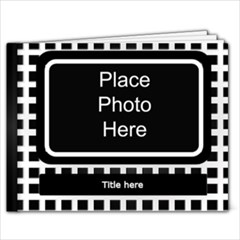 Black And White General Purpose 11x8 5 20 Page Book