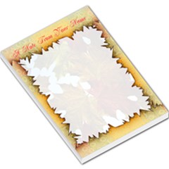 falling leaves large Memo pad - Large Memo Pads