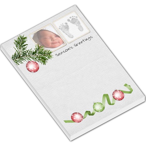 Large Memo Pad Christmas By Laurrie