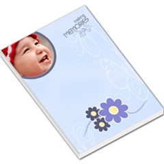 Serenity Blue Large Memo Pad - Large Memo Pads