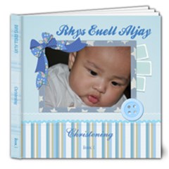 Rhys Euell Aljay Christening - 8x8 Deluxe Photo Book (20 pages)