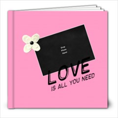 Pink Love You Theme - 8x8 Photo Book (20 pages)