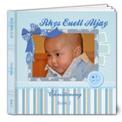 Rhys Euell Aljay Christening Book 2 - 8x8 Deluxe Photo Book (20 pages)