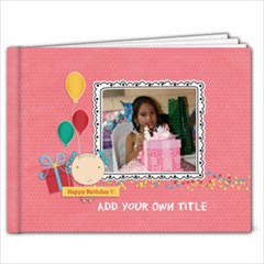 11 x 8.5 (20 pages): Happy Birthday - Girl - 11 x 8.5 Photo Book(20 pages)