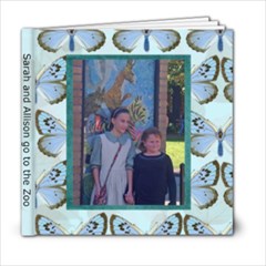 Sarah and Allison go to the Zoo - 6x6 Photo Book (20 pages)