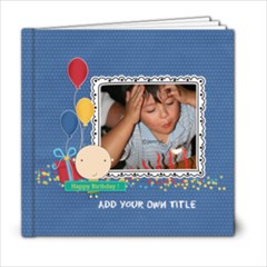 6x6 (20 pages): Happy Birthday - Boy - 6x6 Photo Book (20 pages)