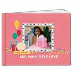 7x5 (20 pages): Happy Birthday Brag Book- girl - 7x5 Photo Book (20 pages)