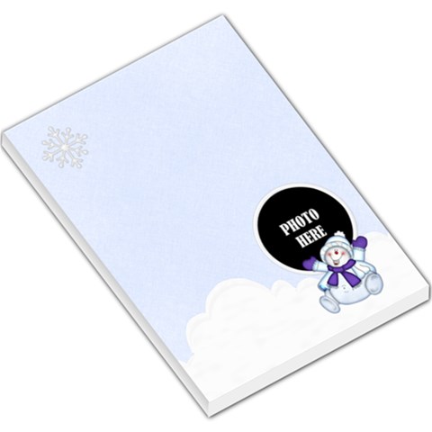 Five Little Snowmen Memo Pad 1 By Lisa Minor