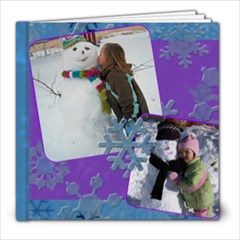 Snowflakes 6x6 30page Template - 8x8 Photo Book (30 pages)