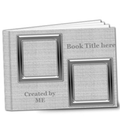 Black and Silver Deluxe 9x7 Book (20 pages) - 9x7 Deluxe Photo Book (20 pages)