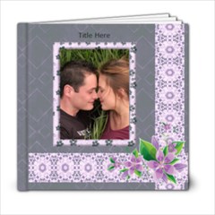 Delightful shades of Violet 6x6 (20 page) Book - 6x6 Photo Book (20 pages)