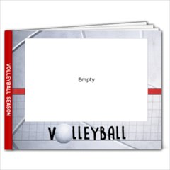 9x7 Volleyball Photo Book - 9x7 Photo Book (20 pages)