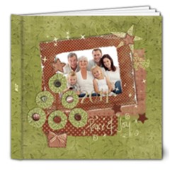 Shabby Christmas 8x8 Deluxe Album - 8x8 Deluxe Photo Book (20 pages)