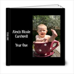 6x6 Lexi Year One - 6x6 Photo Book (20 pages)