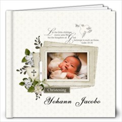 12 x12 (40 pages) : Baptism/Christening/Dedication - 12x12 Photo Book (40 pages)
