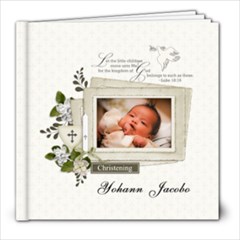 8x8 (20 pages) : Baptism/Christening/Dedication - 8x8 Photo Book (20 pages)
