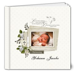 8x8 DELUXE : Baptism/Christening/Dedication - 8x8 Deluxe Photo Book (20 pages)