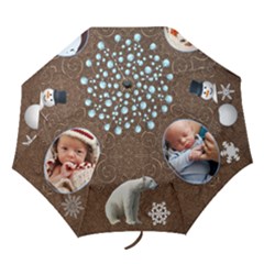 Fun Winter Folding Umbrella