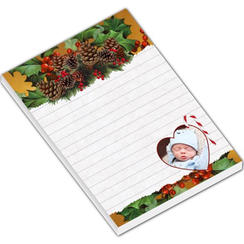 Christmas Love Large Memo Pad By Lil