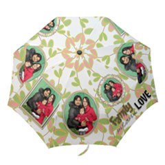 folding umbrella - happy family