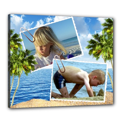 Vacation 24x20 Stretched Canvas