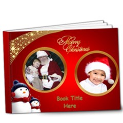 Red and Green Deluxe Christmas 9x7 book (20 Pages) - 9x7 Deluxe Photo Book (20 pages)