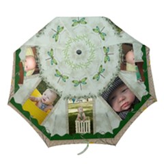 Pretty Green Folding Umbrella