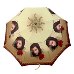 My English Rose Folding Umbrella